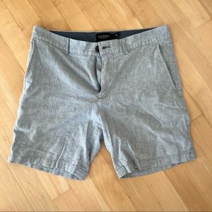 Club Monaco Baxter Chambray 7” Shorts